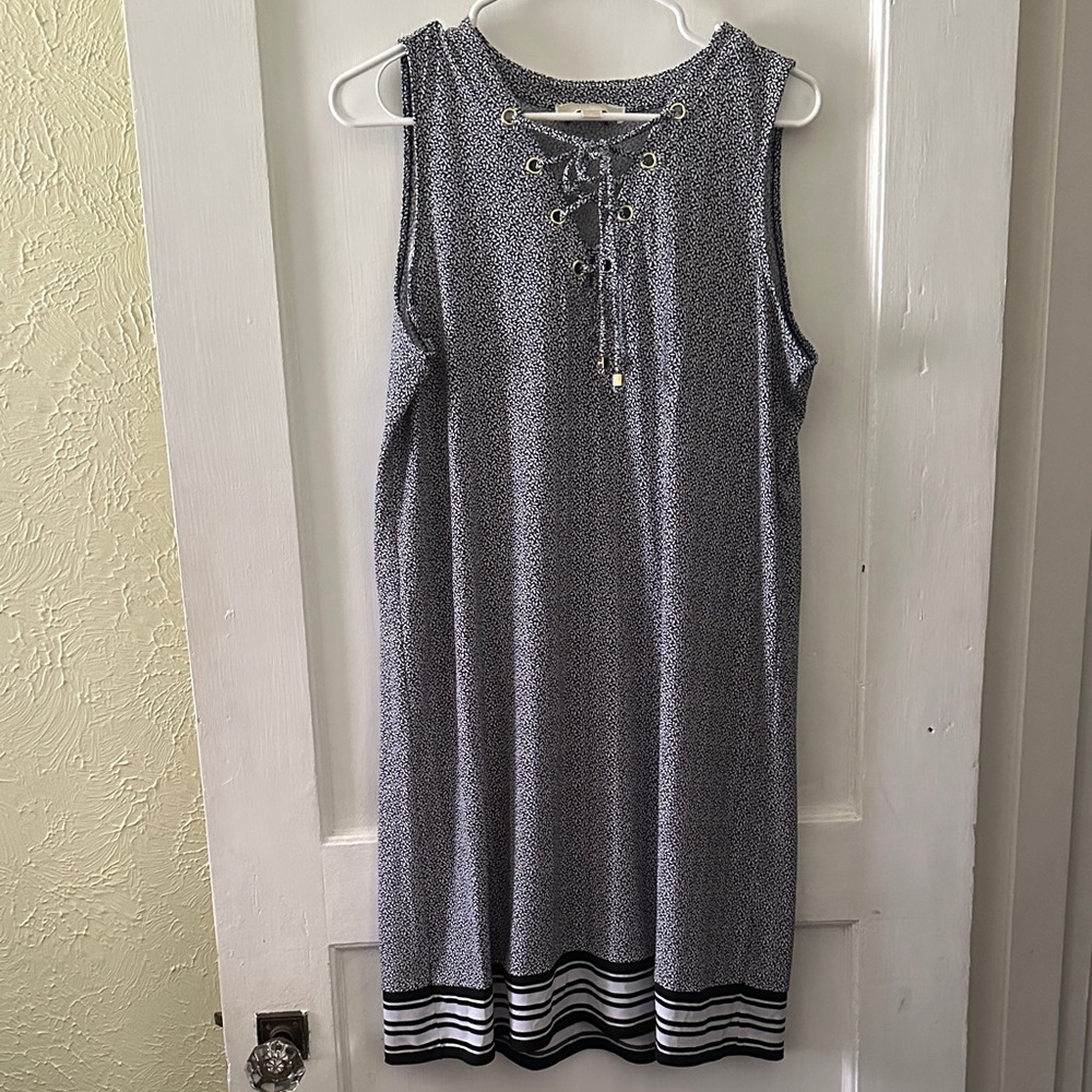 MICHAEL by Michael Kors Sleeveless Soft Stretchy Casual Knee Length Dress